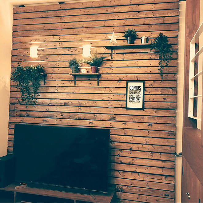 壁 天井 賃貸 賃貸diy カリフォルニアスタイル 西海岸 などのインテリア実例 18 08 28 11 19 06 Roomclip ルームクリップ