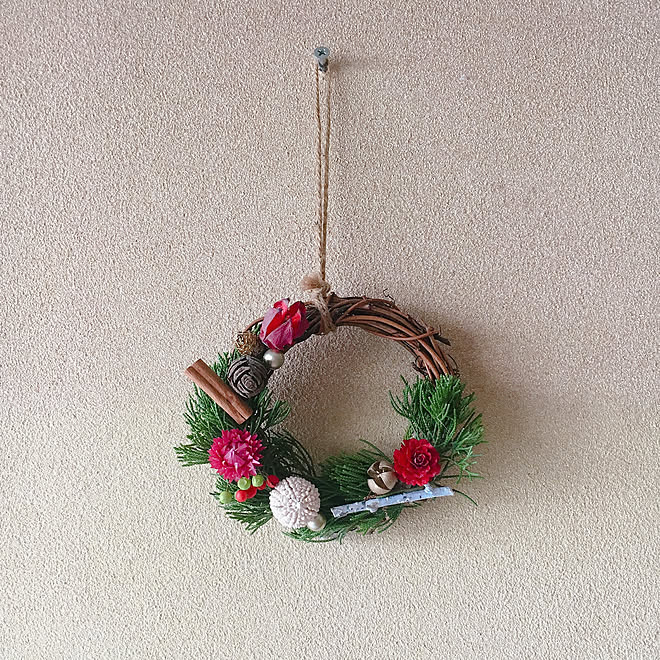 DIY/ハンドメイド/クリスマス/玄関/入り口のインテリア実例 - 2019-11-15 12:07:38