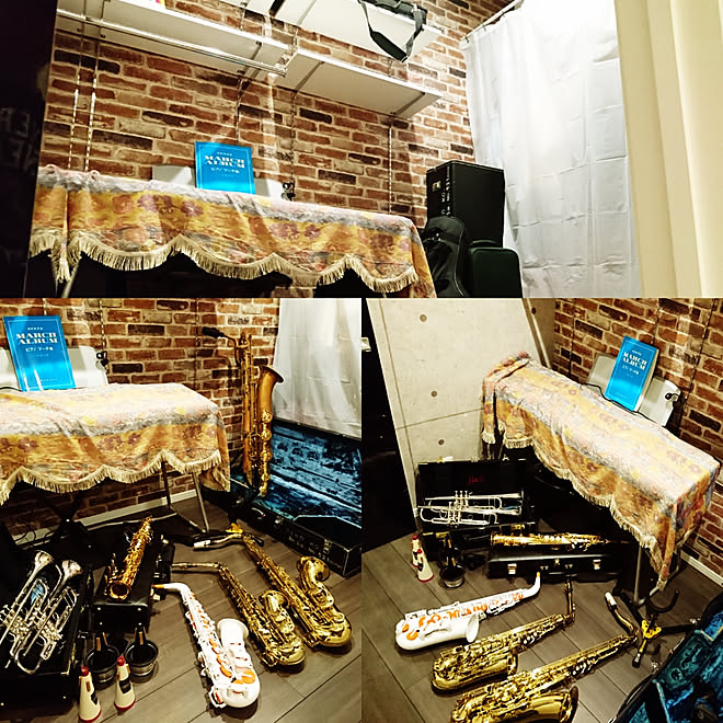 楽器のある部屋 クローゼット 防音室 収納 新築 などのインテリア実例 18 04 29 21 07 02 Roomclip ルームクリップ