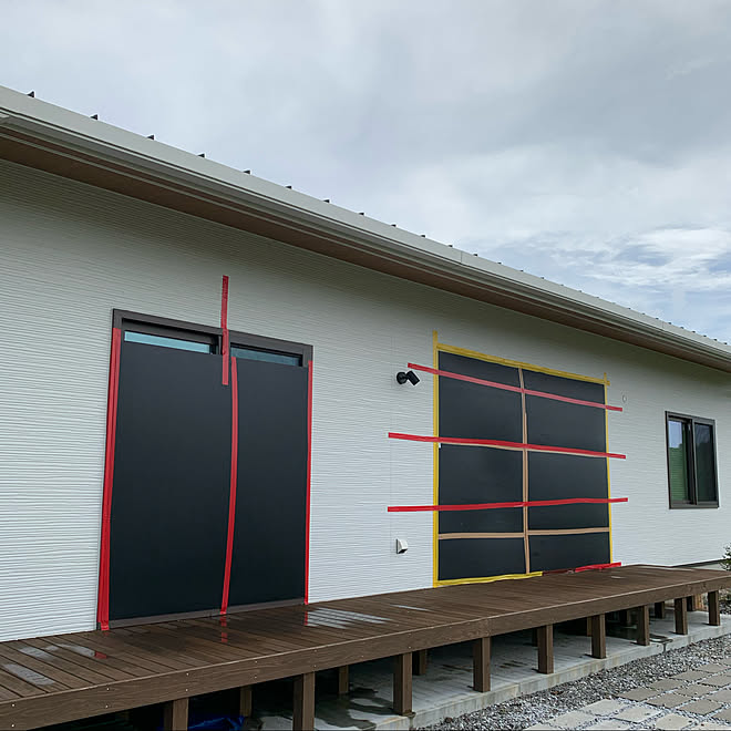 台風の被害がありませんように 台風対策 台風接近中 プラダン 検討中 などのインテリア実例 09 05 11 22 00 Roomclip ルームクリップ