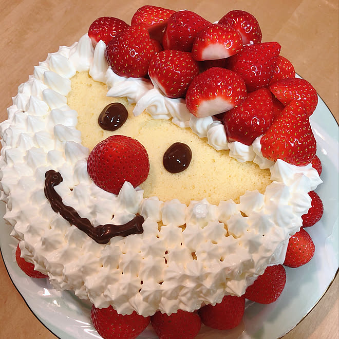 初投稿 手作りケーキ クリスマスケーキ キッチンのインテリア実例 19 12 23 21 40 51 Roomclip ルームクリップ