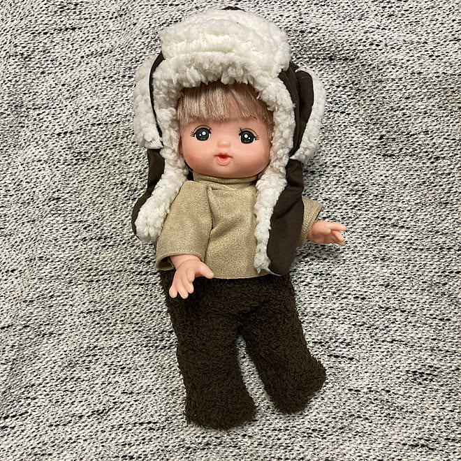 ペット用かぶりもの わたしのハンドメイド 冬 メルちゃんアイテム ダイソー 100均 などのインテリア実例 22 01 19 23 48 23 Roomclip ルームクリップ