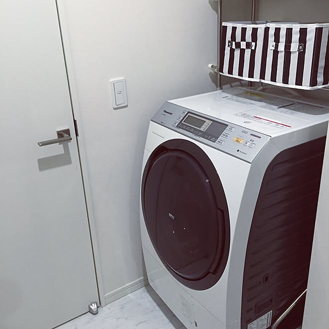 バス/トイレ/洗濯機周り/3COINS/ボーダー/洗濯機...などのインテリア実例 - 2016-03-19 12:49:01