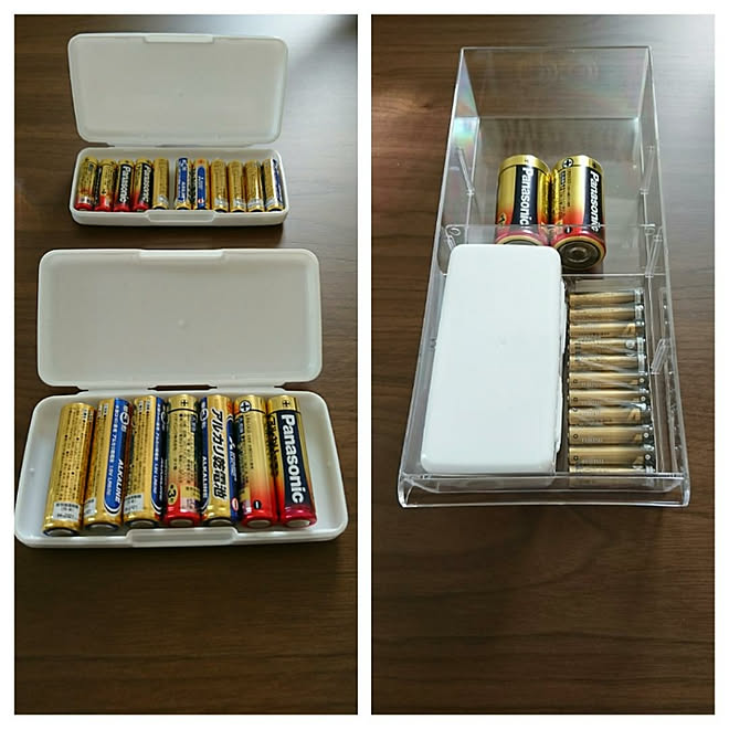 棚 乾電池収納 Sdカードケース ストック 引き出し収納 などのインテリア実例 18 01 07 14 43 02 Roomclip ルームクリップ
