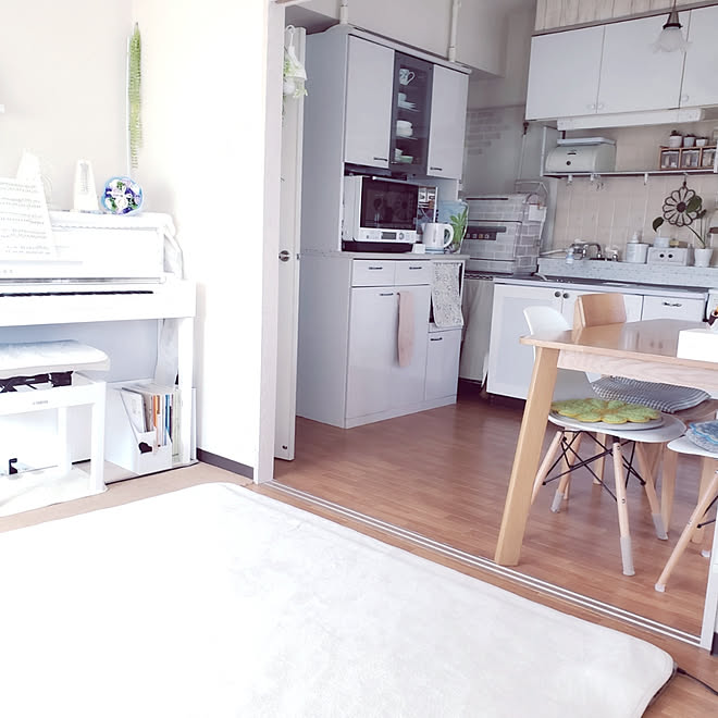 部屋全体/シンプルインテリア/築20年以上/3DK/賃貸でも楽しく♪...などのインテリア実例 - 2020-02-22 07:55:46