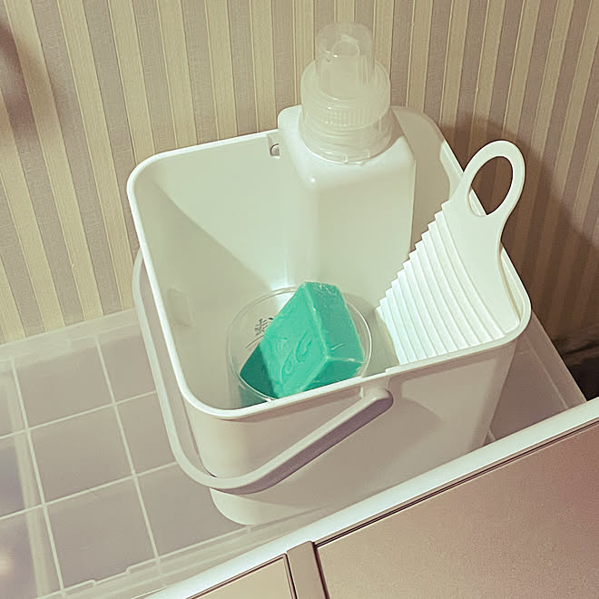 ウタマロ 洗濯板 100均 洗濯機周り 手洗い などのインテリア実例 21 12 26 15 46 34 Roomclip ルームクリップ
