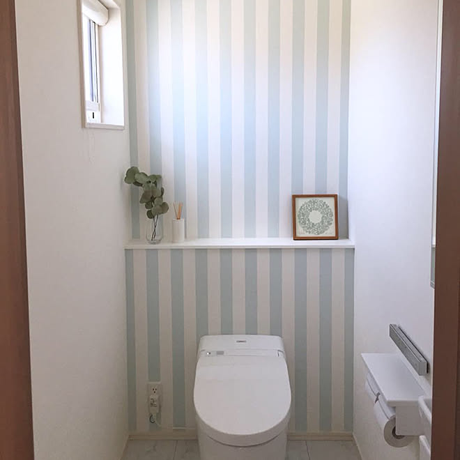 バス トイレ ユーカリ ドライフラワー トイレインテリア トイレ などのインテリア実例 19 02 22 12 46 41 Roomclip ルームクリップ