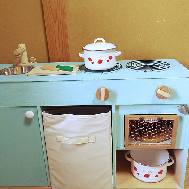 キッチン/ままごとキッチン/100均/DIY/ダイソー...などの ...