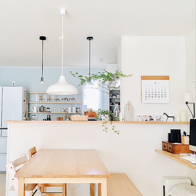 ドウダンツツジのある暮らし 植物のある暮らし 北の住まい設計社 キッチンのインテリア実例 08 30 21 07 40 Roomclip ルームクリップ