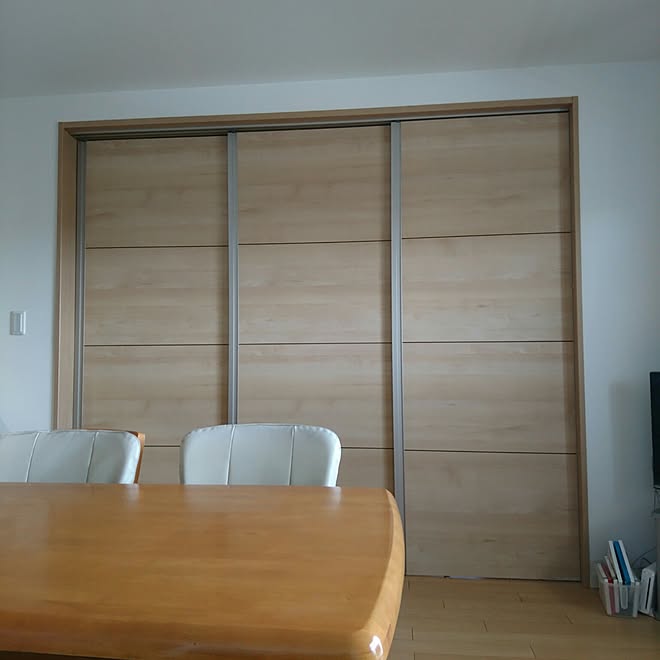 リビング 住友林業リフォーム 間仕切り メープル のインテリア実例 17 04 14 11 02 58 Roomclip ルームクリップ