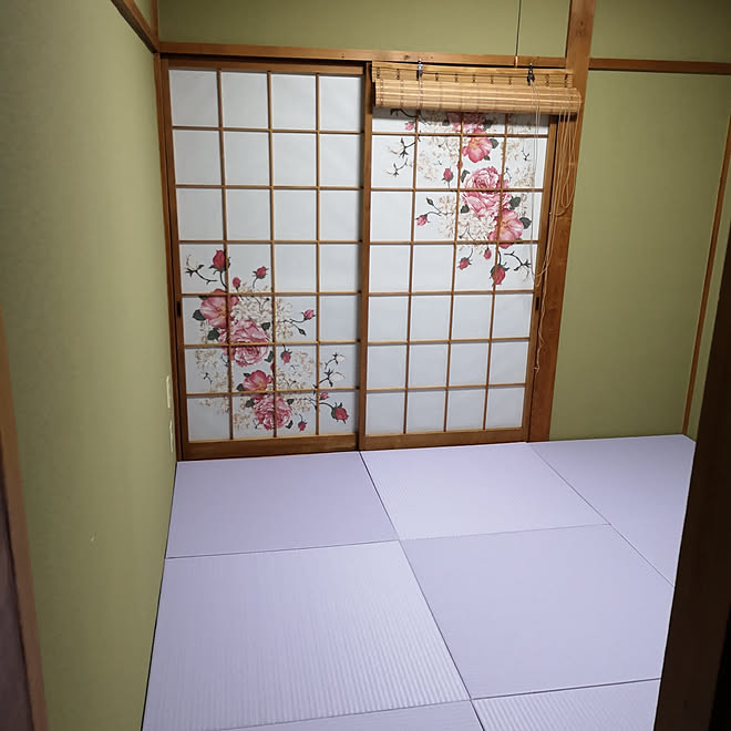 部屋全体 古いおうち デザイン障子 お洒落な和室 一人暮らし などのインテリア実例 18 11 07 00 03 23 Roomclip ルームクリップ