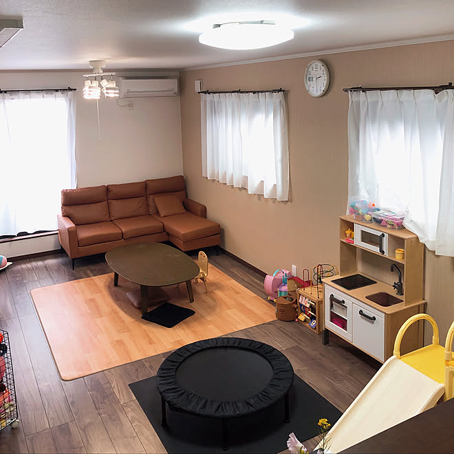 ニトリのカーテン ニトリ 坪の家 建売住宅 半注文住宅 などのインテリア実例 22 03 19 14 51 26 Roomclip ルームクリップ