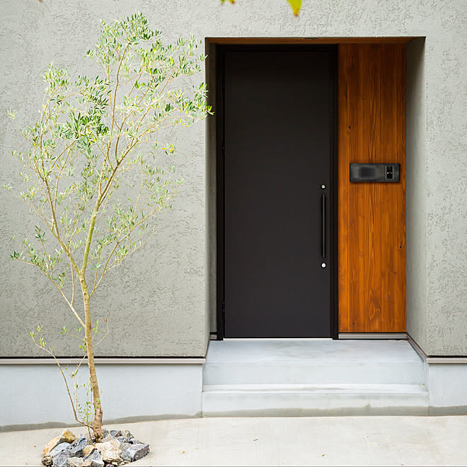 外壁塗り壁 ベルアート 塗り壁の家 Ac1680 ヴェナードd30 などのインテリア実例 07 17 08 06 03 Roomclip ルームクリップ