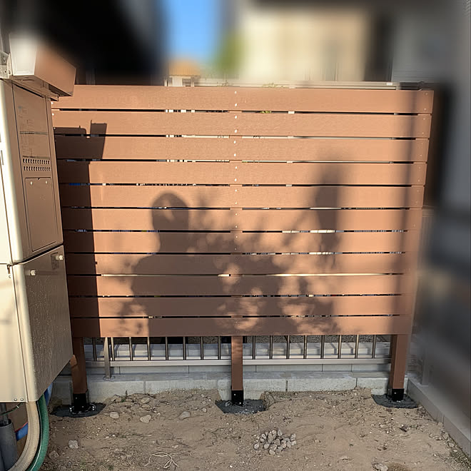 樹脂木フェンス カインズ 建売 Diy 玄関 入り口のインテリア実例 21 10 09 17 50 03 Roomclip ルームクリップ