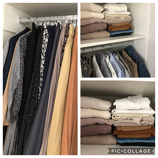 服 捨てられない 断捨離したいけど クローゼット 衣替え などのインテリア実例 19 10 12 48 13 Roomclip ルームクリップ