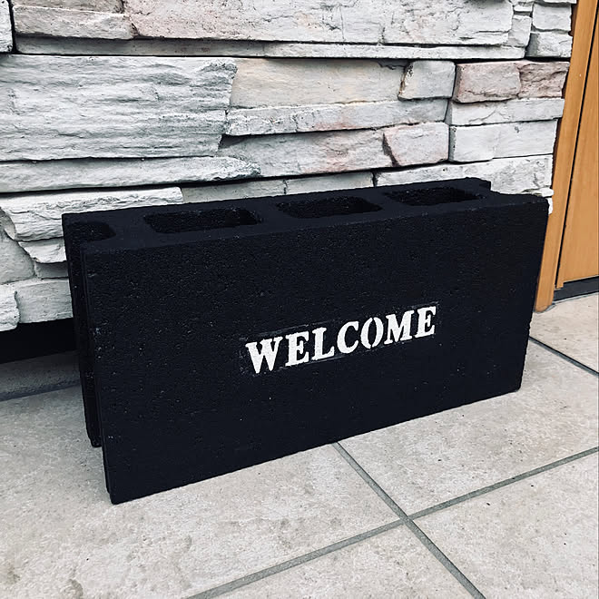 ホームセンター大好き コメリ どうやらモノトーンが好きらしい ステンシル ステンシルは苦手 などのインテリア実例 06 05 22 14 44 Roomclip ルームクリップ