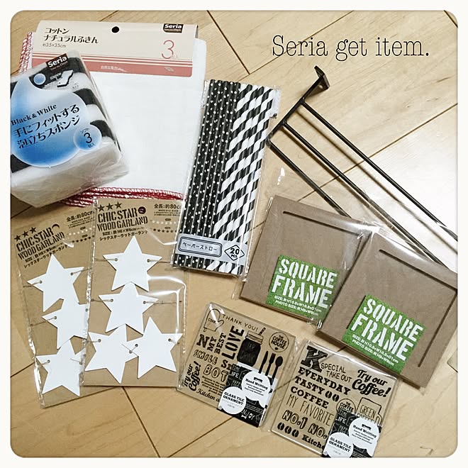 部屋全体/購入品♡/セリア新商品/ナチュラル/いつもいいねやコメありがとうございます♡...などのインテリア実例 - 2016-03-10 17:56:02