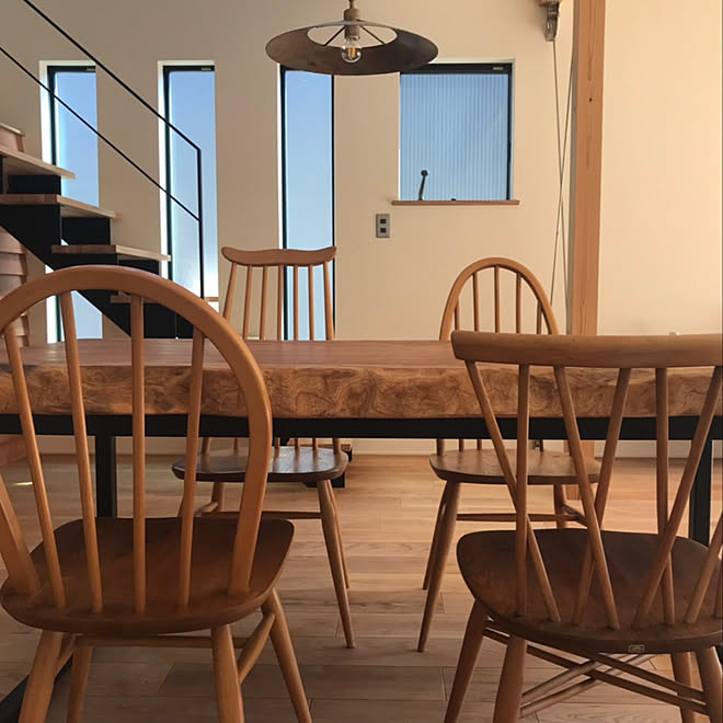つばき様用 ERCOL アーコール ダイニングセット 【セット販売のみ 1/3 ...