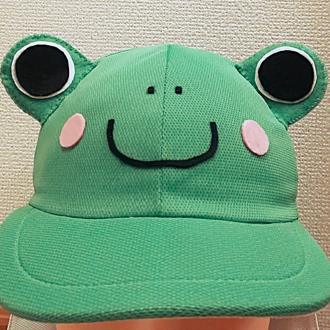 ハンドメイド 保育園 保育園グッズ カラー帽子 リメイク などのインテリア実例 19 05 21 00 33 25 Roomclip ルームクリップ