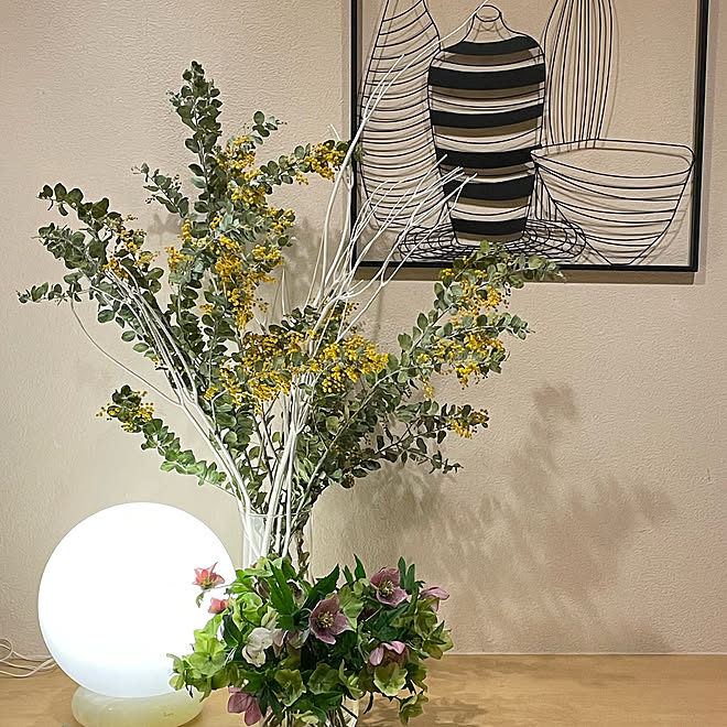 パールアカシア 花あそび 季節を楽しむ暮らし ミモザ 花のある暮らし などのインテリア実例 22 03 18 01 09 41 Roomclip ルームクリップ
