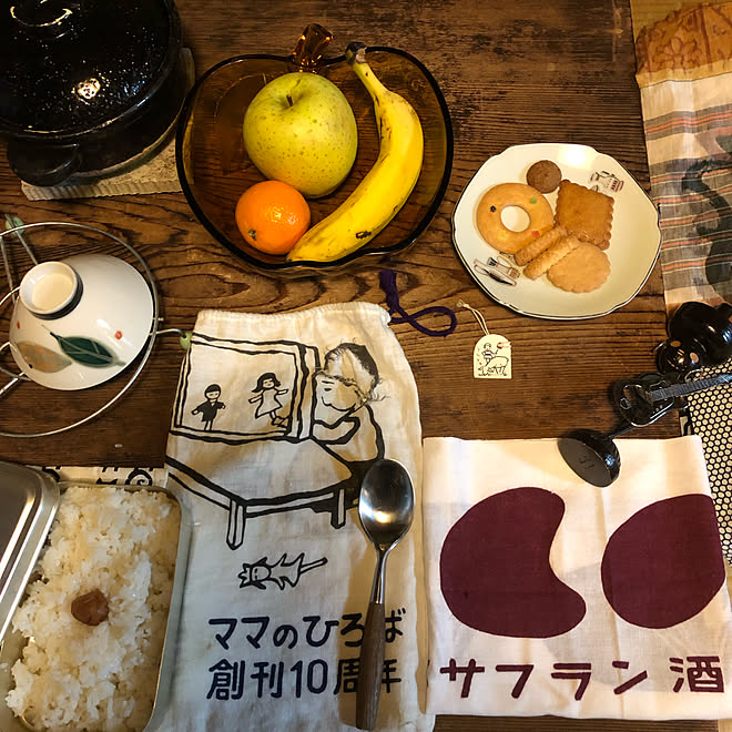 キッチン 昔のデッドストックの飯茶碗 日の丸弁当 ホクセイアルミ弁当箱 Danskのスプーン などのインテリア実例 18 11 21 11 46 16 Roomclip ルームクリップ