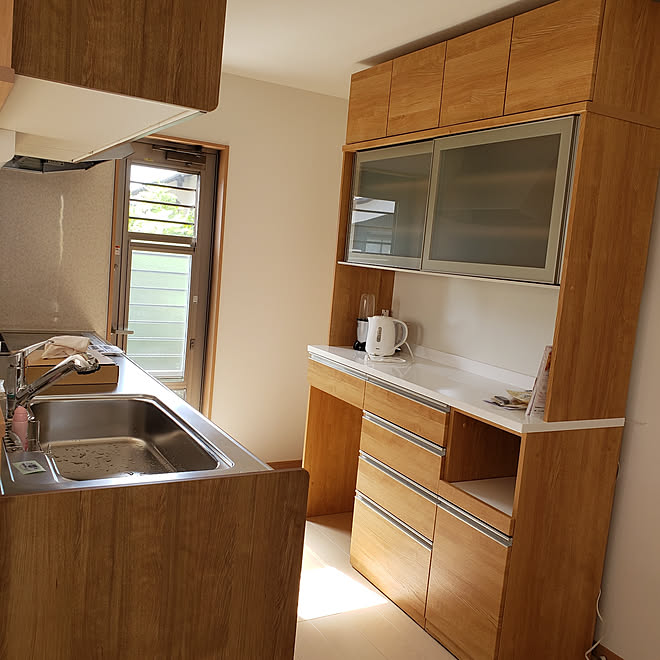 キッチン ニトリ キッチンボード 新築一戸建てのインテリア実例 18 08 12 02 05 45 Roomclip ルームクリップ