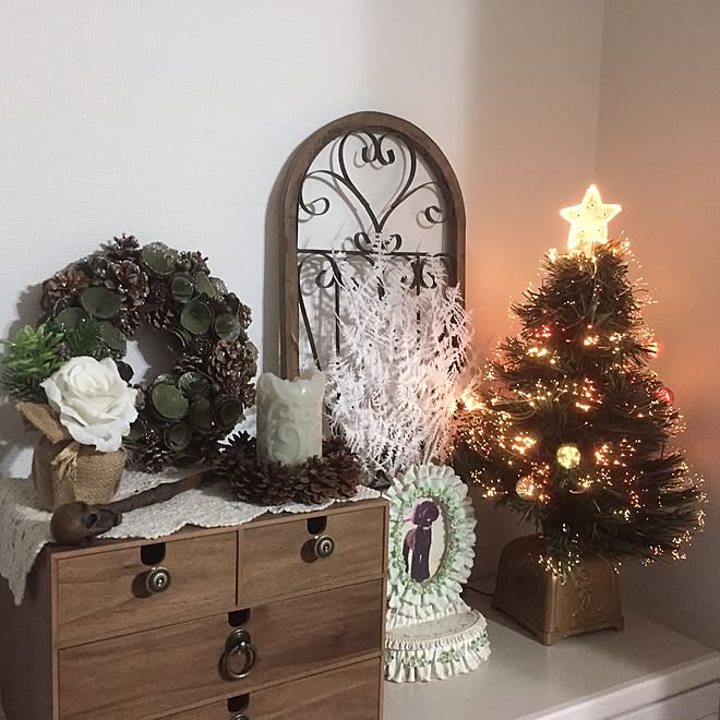 リビング/Xmasツリー❤︎/Xmas❤︎/IKEA/ニトリ...などのインテリア実例 - 2016-11-05 14:18:21