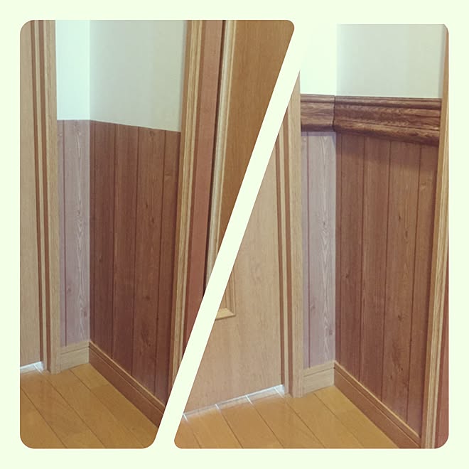 壁/天井/腰壁/モールディング/ペイント/木目調...などのインテリア実例 20160409 225118 ｜ RoomClip