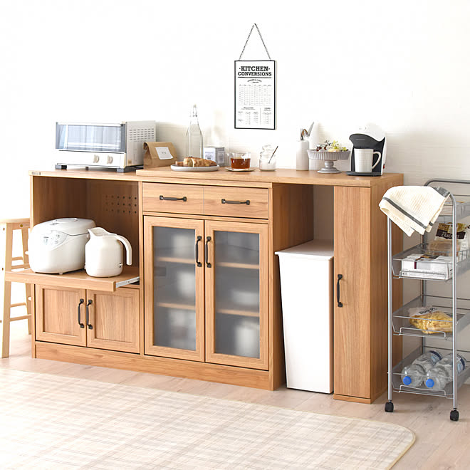 Sesame 一人暮らしインテリア 一人暮らし キッチン収納 キッチンカウンター などのインテリア実例 19 12 16 26 16 Roomclip ルームクリップ