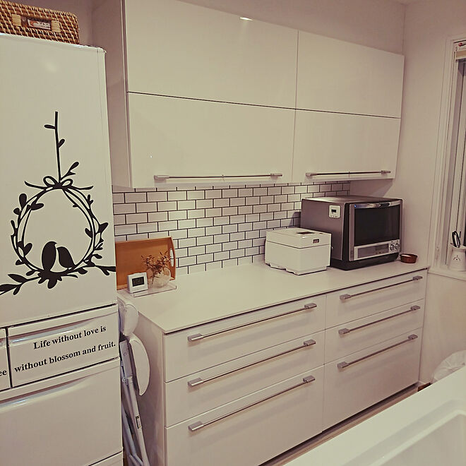 キッチン 一条工務店 I Smart アイスマート 壁紙屋本舗 などのインテリア実例 17 12 05 19 53 01 Roomclip ルームクリップ
