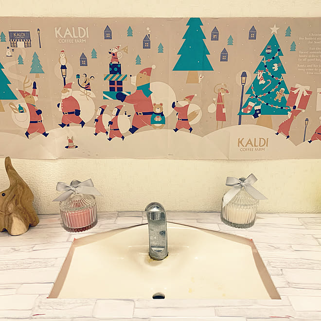 いつもいいね!ありがとうございます♪/クリスマス/カルディ/バス/トイレのインテリア実例 - 2019-11-14 17:38:48