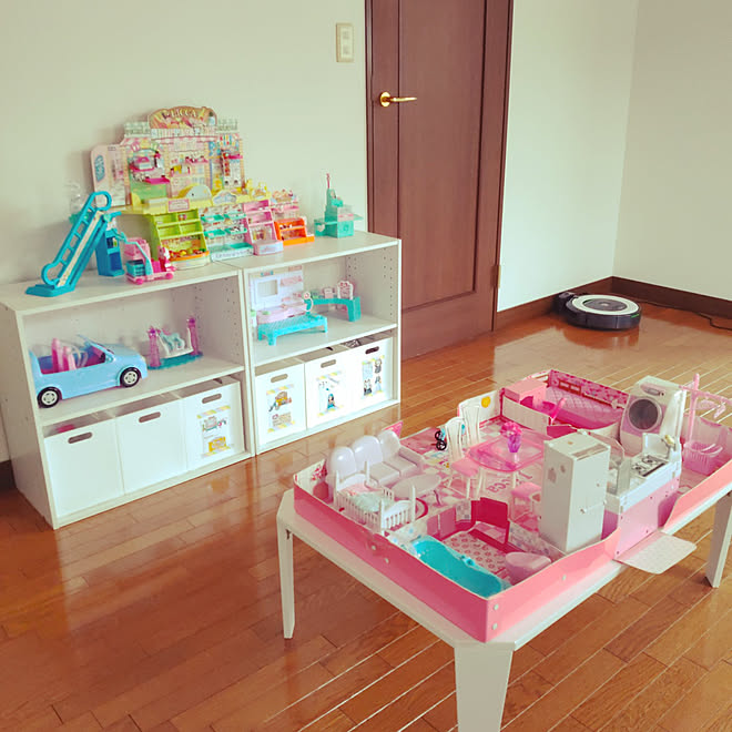 棚 りかちゃんハウス りかちゃん収納 リカちゃん収納 リカちゃん人形 などのインテリア実例 21 09 14 16 02 32 Roomclip ルームクリップ