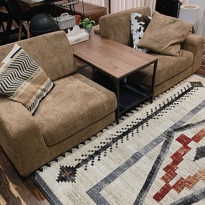 コーデュロイソファ ローソファ ニコアンド Niko And ニトリ などのインテリア実例 22 02 26 17 57 00 Roomclip ルームクリップ