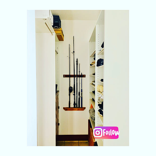 釣竿スタンド 釣竿収納 ロッドスタンド 釣竿 玄関 入り口のインテリア実例 07 07 29 29 Roomclip ルームクリップ