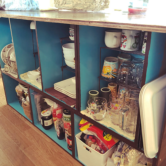まだまだ初心者☆/DIY/100均 /カラーボックスリメイク/カラーボックス DIY...などのインテリア実例 - 2019-11-19 09:14:07