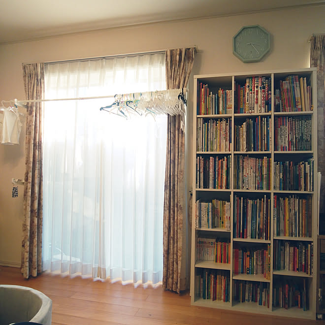 棚 ニトリ 絵本棚 大家族 シンプル などのインテリア実例 19 11 06 15 30 00 Roomclip ルームクリップ