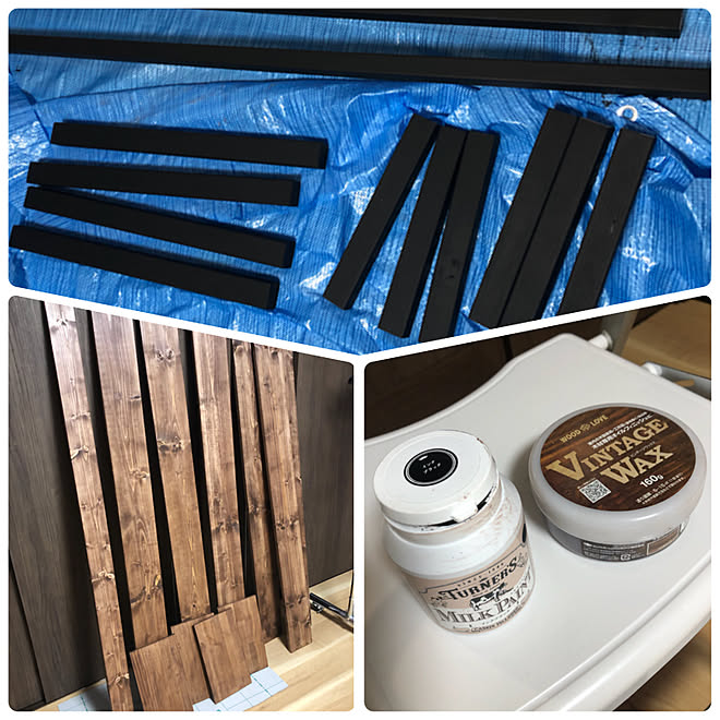 初めてのワックス塗料 コーナン木材 ハンドメイド Diy カフェ風 などのインテリア実例 04 08 50 27 Roomclip ルームクリップ