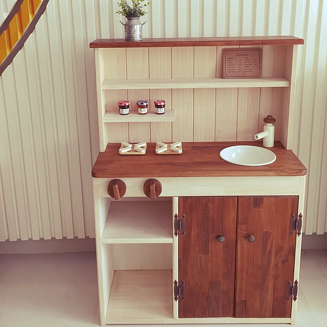 リビング/おままごとキッチンDIY /ハンドメイド/DIY/100均...などの ...