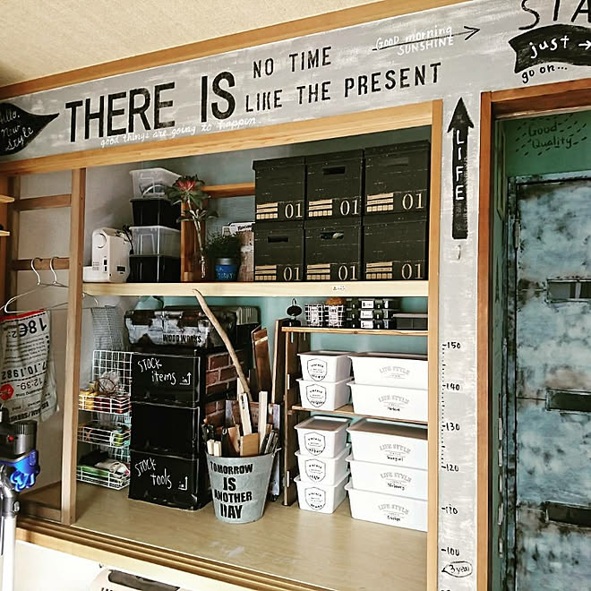 棚 100均 ダイソー 壁紙diy Diy などのインテリア実例 17 12 13 15 17 19 Roomclip ルームクリップ