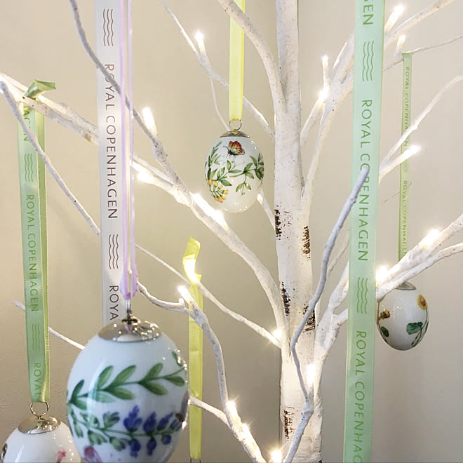 ニトリ イースター イースターエッグ リビング 白樺ツリー などのインテリア実例 18 02 28 16 01 58 Roomclip ルームクリップ