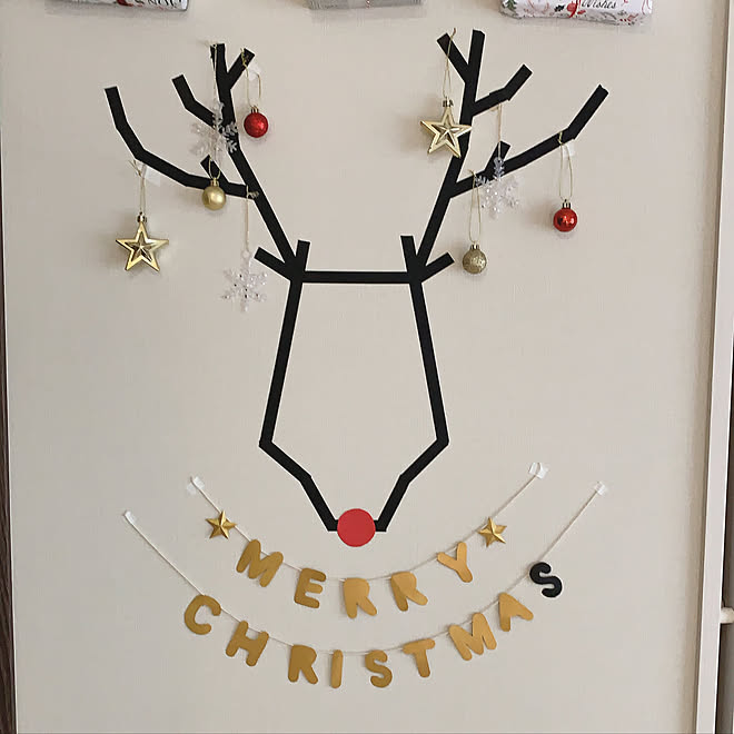 グルーガン/クリスマス/画用紙/クリスマスディスプレイ/クリスマスオーナメント...などのインテリア実例 - 2020-01-21 23:44:46