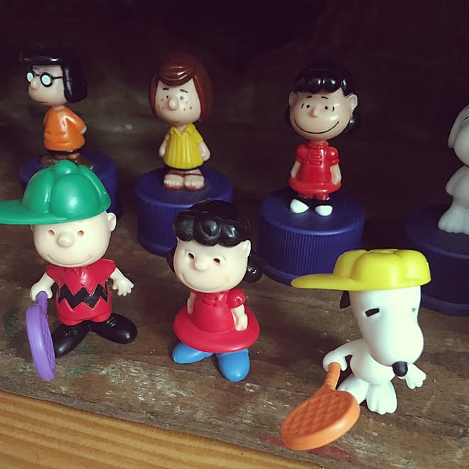 棚 チョコエッグ ペットボトルキャップ スヌーピーのインテリア実例 17 01 28 21 22 21 Roomclip ルームクリップ