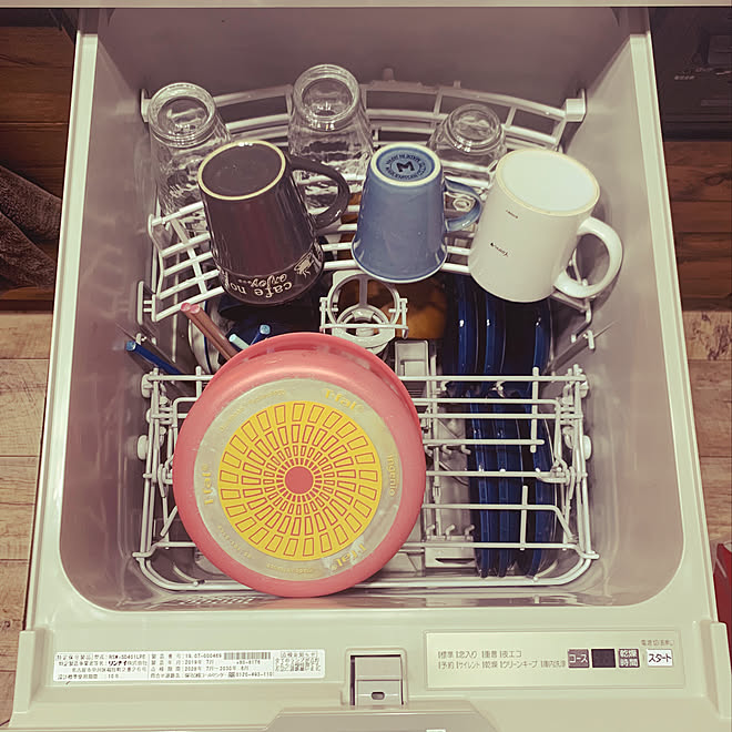 ぎっしりカゴレビュー 深型食洗機 リンナイ 食洗機 キッチンのインテリア実例 19 10 07 21 06 05 Roomclip ルームクリップ