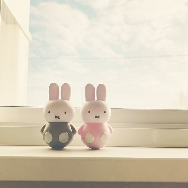 Fix窓 ミッフィー シンプル ホワイトインテリア ミフィ活 などのインテリア実例 21 02 12 09 21 04 Roomclip ルームクリップ