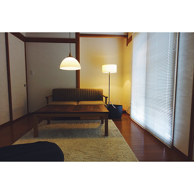 部屋全体/ペンダントライト/和室を洋室に /和室/こたつ...などのインテリア実例 - 2019-09-20 20:54:09