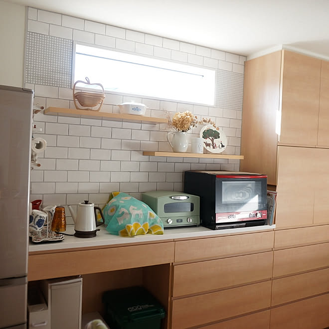 キッチン タイル 北欧ナチュラル モザイクタイル 住友林業 などのインテリア実例 18 10 25 15 07 09 Roomclip ルームクリップ