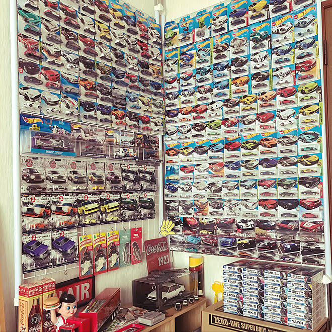 ホットウィール/ミニカー/HOTWHEELS/趣味部屋/リビングのインテリア実例 20190311 221142