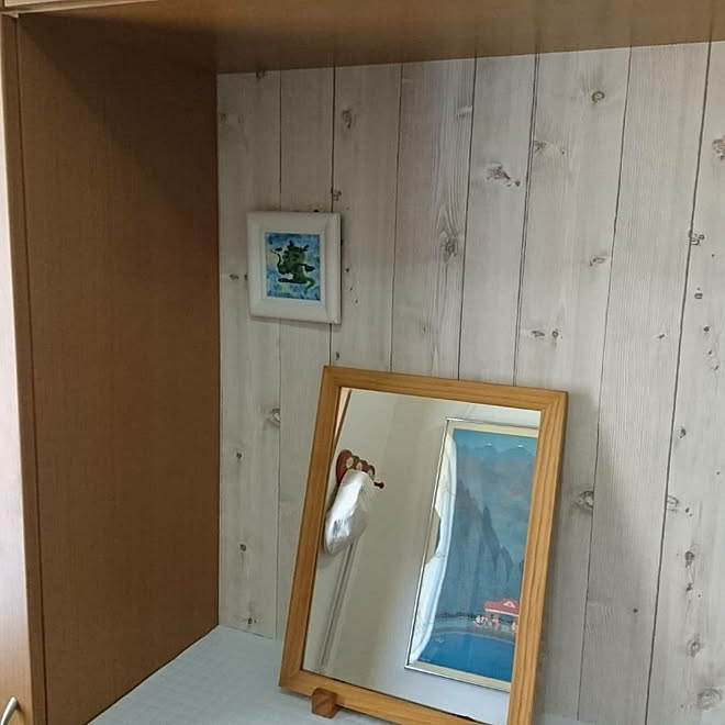 玄関 入り口 カインズ Kumimoku タイルシート 貼り直せる壁紙のインテリア実例 18 04 10 18 01 52 Roomclip ルームクリップ