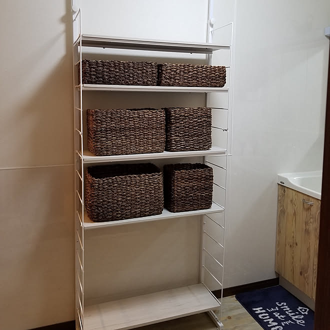 壁 天井 収納 ニトリ 壁面収納 収納棚 などのインテリア実例 11 23 19 47 34 Roomclip ルームクリップ