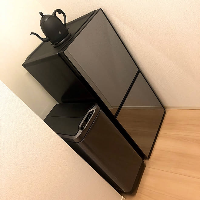 カフェケトル/ラッセルホブス/ツインバード/ミラー冷蔵庫/独立型キッチン&hellip;などのインテリア実例 20200412 001320
